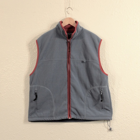 Fleece Zip Up Vest - Men’s L - Drawstring Waist - Picture 7 of 7